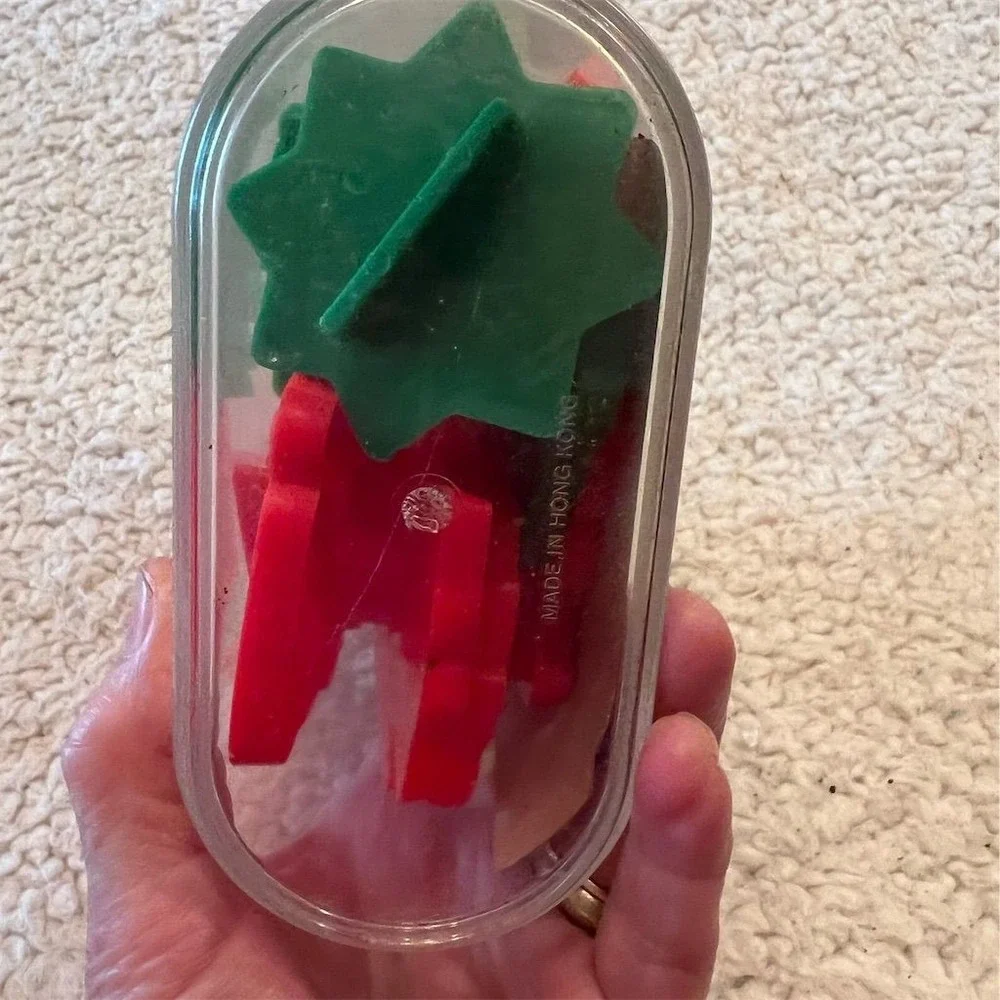 Vintage Christmas Cookie Cutter Set 10 Piece Multicolor Holiday Theme angel tree